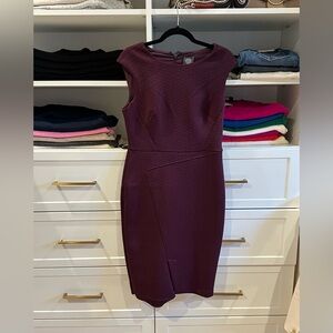 VINCE CAMUTO Women's purple sheath dress SIZE 10